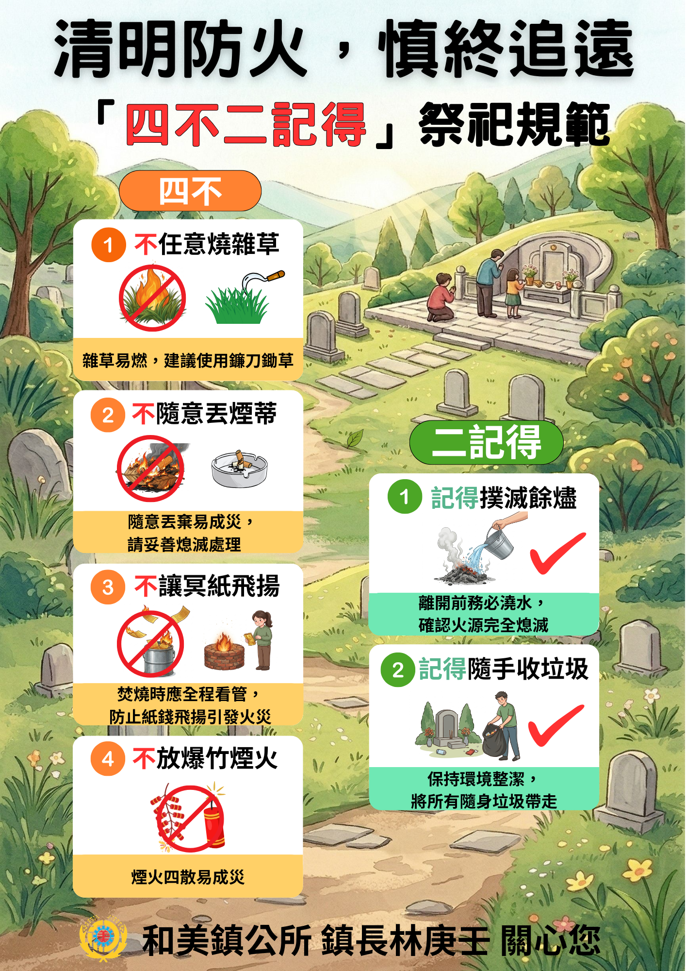 清明祭祖「四不二記得」的祭祀規範